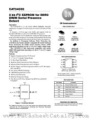 CAT34C02 datasheet pdf ON Semiconductor