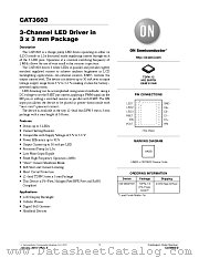CAT3603 datasheet pdf ON Semiconductor