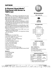 CAT3636 datasheet pdf ON Semiconductor