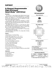 CAT3637 datasheet pdf ON Semiconductor