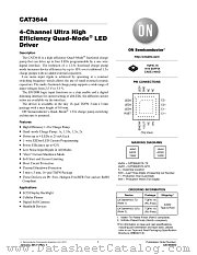 CAT3644 datasheet pdf ON Semiconductor