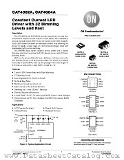 CAT4002A datasheet pdf ON Semiconductor