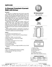 CAT4103 datasheet pdf ON Semiconductor
