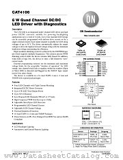CAT4106 datasheet pdf ON Semiconductor