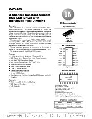 CAT4109 datasheet pdf ON Semiconductor