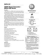 CAT4137 datasheet pdf ON Semiconductor