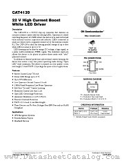 CAT4139 datasheet pdf ON Semiconductor