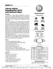 CAT5111 datasheet pdf ON Semiconductor