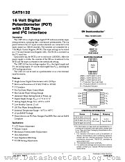 CAT5132 datasheet pdf ON Semiconductor