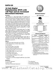 CAT5133 datasheet pdf ON Semiconductor