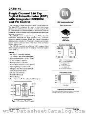 CAT5140 datasheet pdf ON Semiconductor