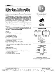 CAT5171 datasheet pdf ON Semiconductor