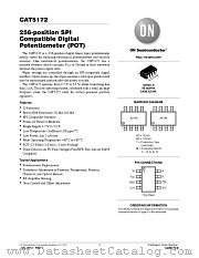 CAT5172 datasheet pdf ON Semiconductor