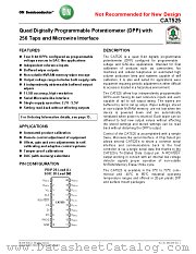 CAT525 datasheet pdf ON Semiconductor