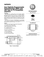 CAT5270 datasheet pdf ON Semiconductor