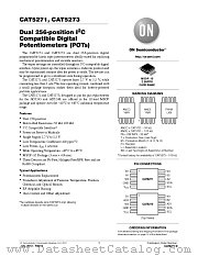 CAT5271 datasheet pdf ON Semiconductor