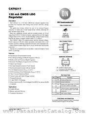 CAT6217 datasheet pdf ON Semiconductor