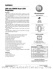 CAT6221 datasheet pdf ON Semiconductor