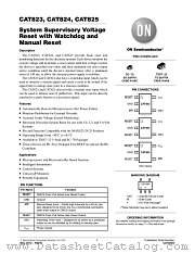 CAT823 datasheet pdf ON Semiconductor