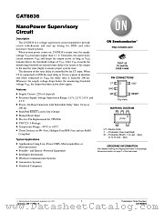 CAT8836 datasheet pdf ON Semiconductor