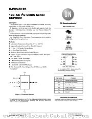 CAV24C128 datasheet pdf ON Semiconductor