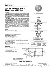 CAV4201 datasheet pdf ON Semiconductor