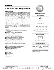 CM1204 datasheet pdf ON Semiconductor