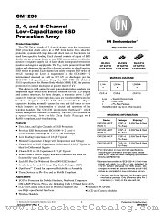 CM1230 datasheet pdf ON Semiconductor