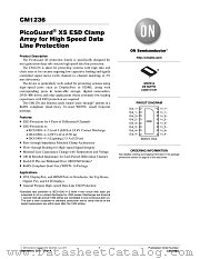 CM1236 datasheet pdf ON Semiconductor
