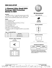 CM1242-07CP datasheet pdf ON Semiconductor
