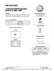 CM1242-33CP datasheet pdf ON Semiconductor