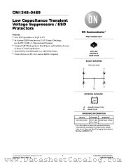 CM1248-04S9 datasheet pdf ON Semiconductor