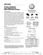 CM1293A datasheet pdf ON Semiconductor