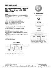 CM1408-04DE datasheet pdf ON Semiconductor