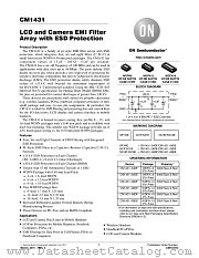 CM1431 datasheet pdf ON Semiconductor
