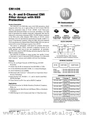 CM1436 datasheet pdf ON Semiconductor