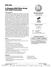 CM1440 datasheet pdf ON Semiconductor