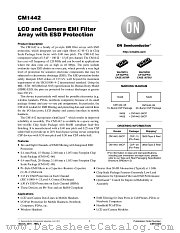 CM1442 datasheet pdf ON Semiconductor