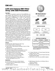 CM1451 datasheet pdf ON Semiconductor