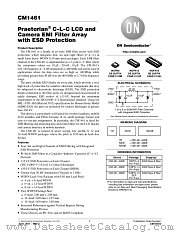 CM1461 datasheet pdf ON Semiconductor