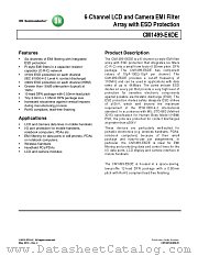 CM1499-E6DE datasheet pdf ON Semiconductor
