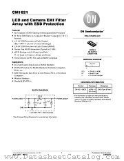 CM1621 datasheet pdf ON Semiconductor