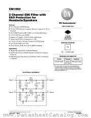 CM1682 datasheet pdf ON Semiconductor