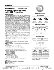 CM1690 datasheet pdf ON Semiconductor