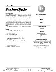 CM3106 datasheet pdf ON Semiconductor