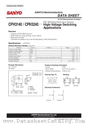 CPH3240 datasheet pdf ON Semiconductor