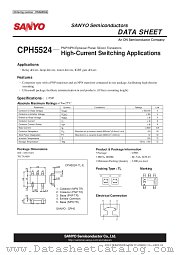 CPH5524 datasheet pdf ON Semiconductor