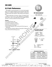 CS1009 datasheet pdf ON Semiconductor