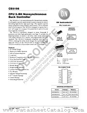 CS5156 datasheet pdf ON Semiconductor