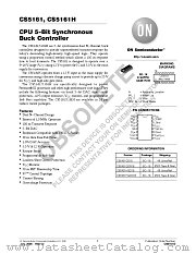 CS5161 datasheet pdf ON Semiconductor